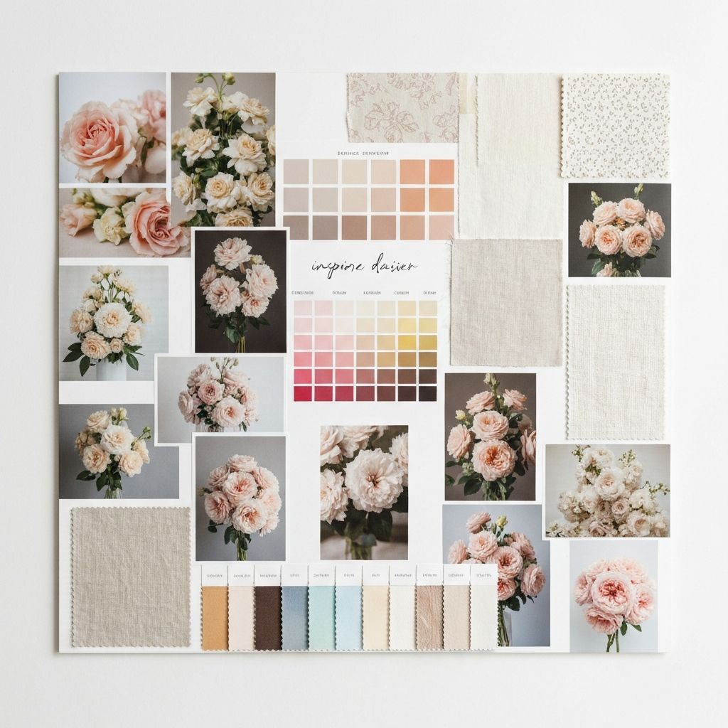 Event planning mood board