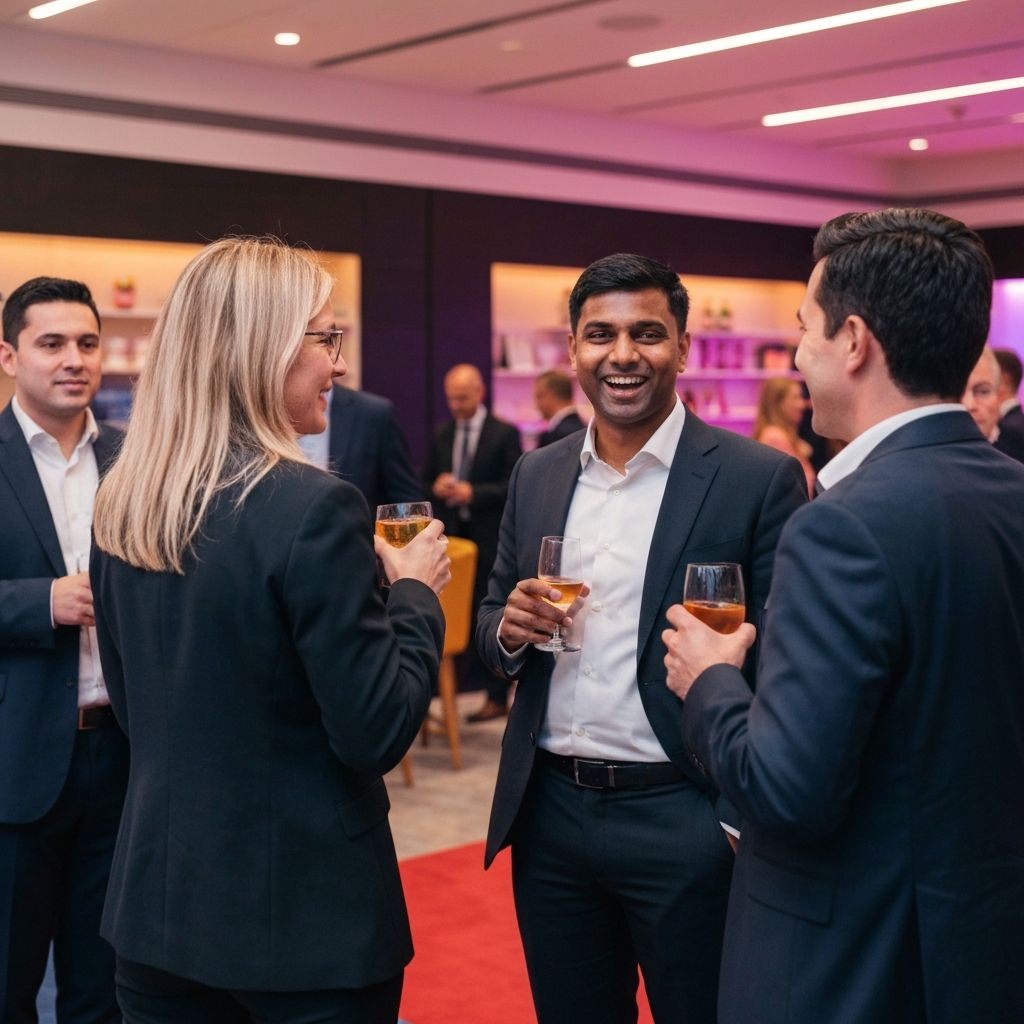 Business networking event