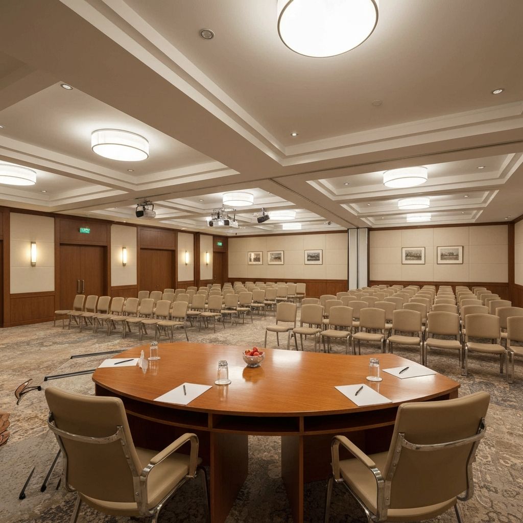 Corporate conference setup