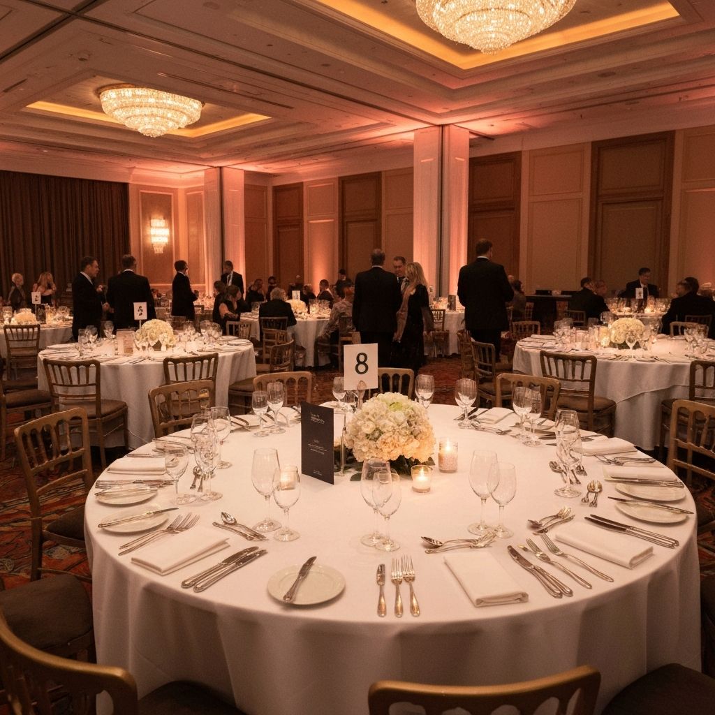 Corporate gala dinner