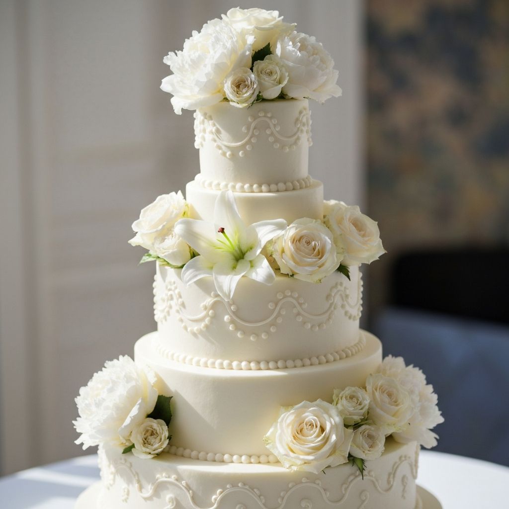 Wedding cake and desserts